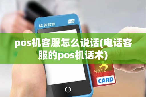 pos机客服怎么说话(电话客服的pos机话术)