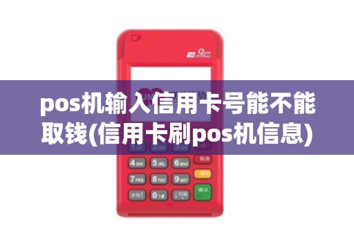 pos机输入信用卡号能不能取钱(信用卡刷pos机信息)