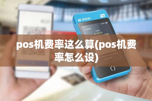 pos机费率这么算(pos机费率怎么设)