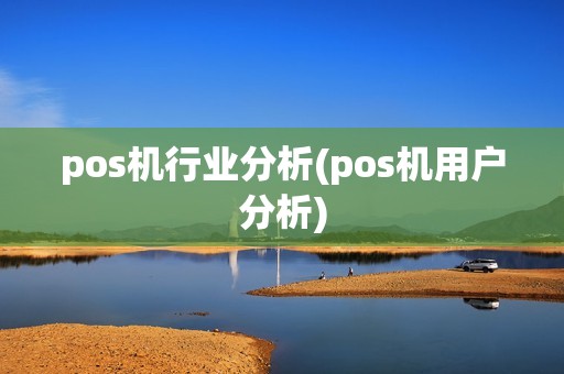 pos机行业分析(pos机用户分析)