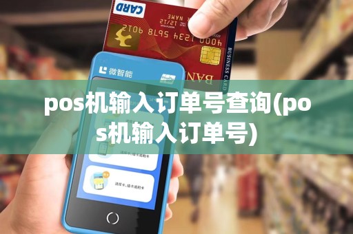 pos机输入订单号查询(pos机输入订单号)