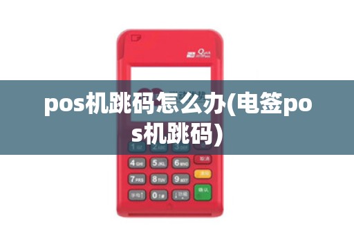 pos机跳码怎么办(电签pos机跳码)