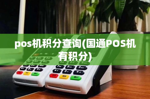 pos机积分查询(国通POS机有积分)