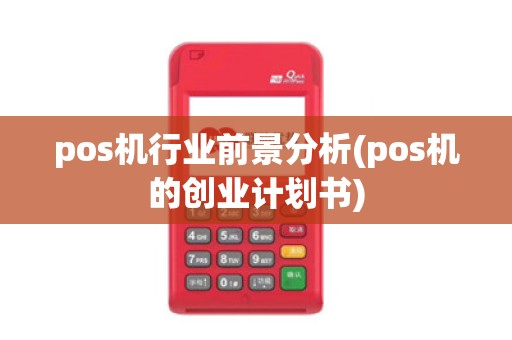 pos机行业前景分析(pos机的创业计划书)