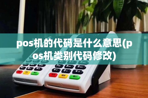 pos机的代码是什么意思(pos机类别代码修改)