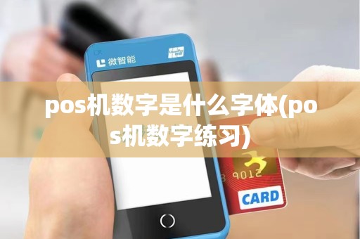 pos机数字是什么字体(pos机数字练习)