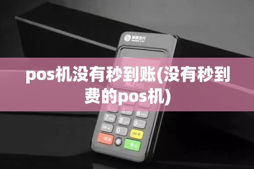 pos机没有秒到账(没有秒到费的pos机)