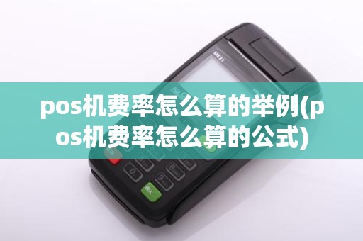 pos机费率怎么算的举例(pos机费率怎么算的公式)