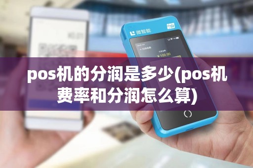 pos机的分润是多少(pos机费率和分润怎么算)