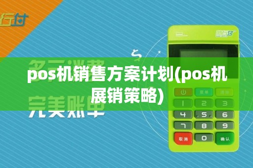 pos机销售方案计划(pos机展销策略)