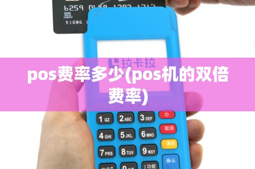 pos费率多少(pos机的双倍费率)