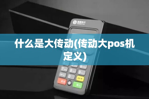什么是大传动(传动大pos机定义)