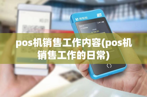 pos机销售工作内容(pos机销售工作的日常)