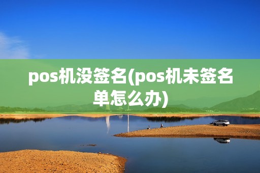 pos机没签名(pos机未签名单怎么办)