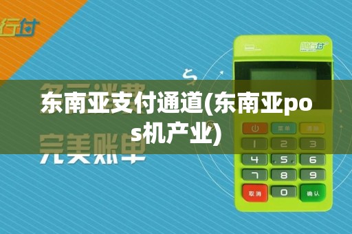 东南亚支付通道(东南亚pos机产业)