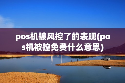 pos机被风控了的表现(pos机被控免费什么意思)