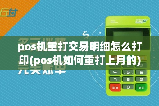 pos机重打交易明细怎么打印(pos机如何重打上月的)