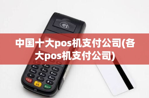 中国十大pos机支付公司(各大pos机支付公司)