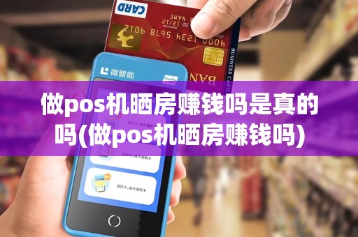 做pos机晒房赚钱吗是真的吗(做pos机晒房赚钱吗)