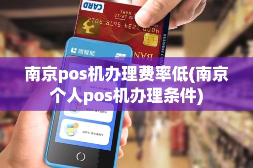 南京pos机办理费率低(南京个人pos机办理条件)