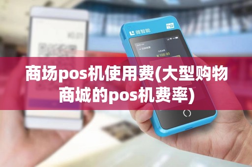 商场pos机使用费(大型购物商城的pos机费率)