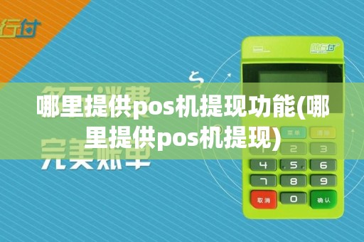 哪里提供pos机提现功能(哪里提供pos机提现)