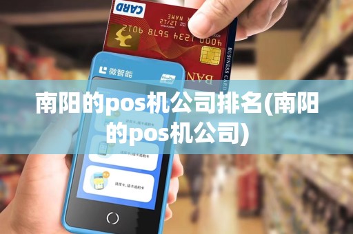 南阳的pos机公司排名(南阳的pos机公司)