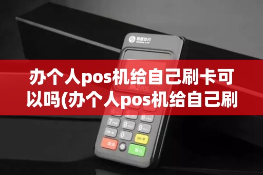 办个人pos机给自己刷卡可以吗(办个人pos机给自己刷卡)