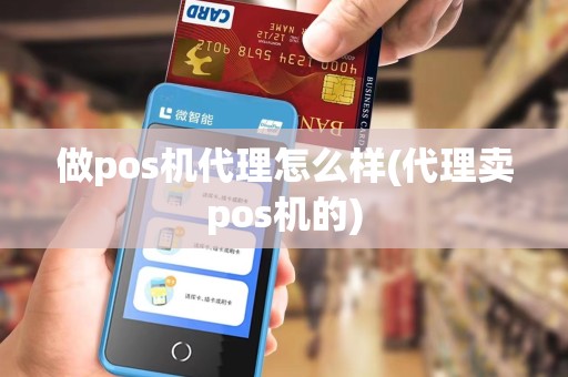 做pos机代理怎么样(代理卖pos机的)