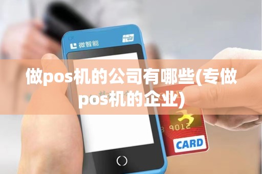 做pos机的公司有哪些(专做pos机的企业)