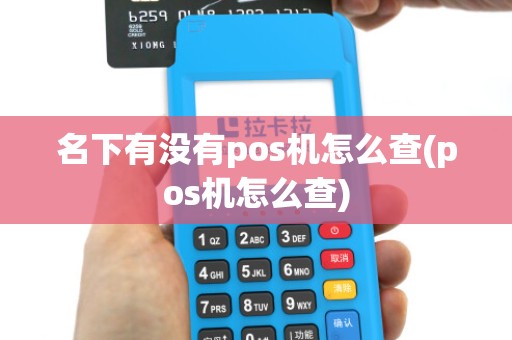 名下有没有pos机怎么查(pos机怎么查)