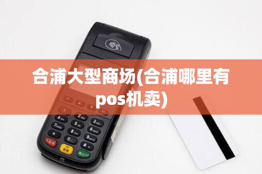 合浦大型商场(合浦哪里有pos机卖)