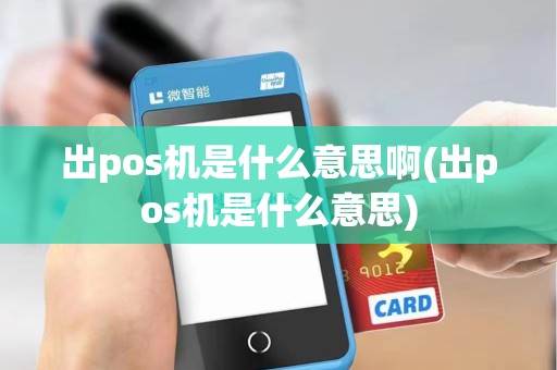 出pos机是什么意思啊(出pos机是什么意思)