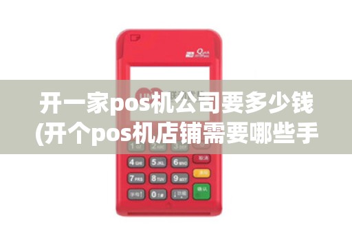 开一家pos机公司要多少钱(开个pos机店铺需要哪些手续)