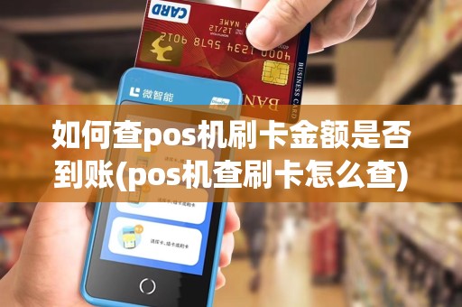 如何查pos机刷卡金额是否到账(pos机查刷卡怎么查)