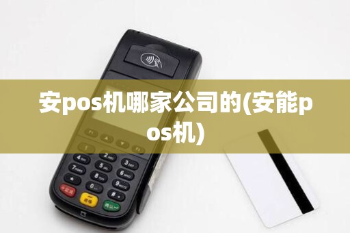 安pos机哪家公司的(安能pos机)