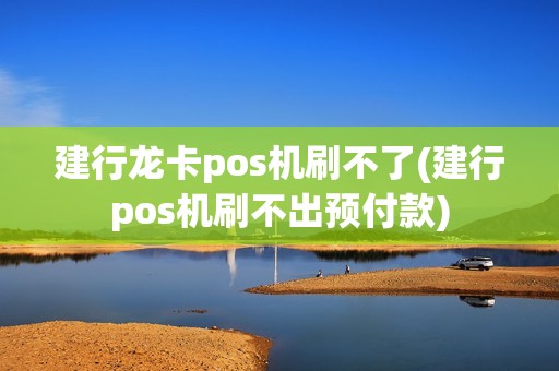 建行龙卡pos机刷不了(建行pos机刷不出预付款)