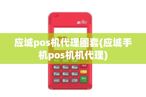 应城pos机代理圈套(应城手机pos机机代理)