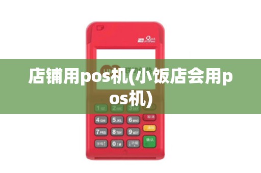 店铺用pos机(小饭店会用pos机)