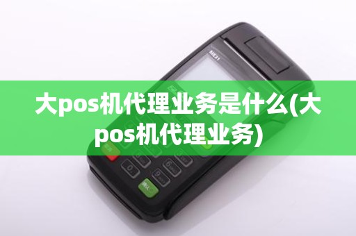 大pos机代理业务是什么(大pos机代理业务)