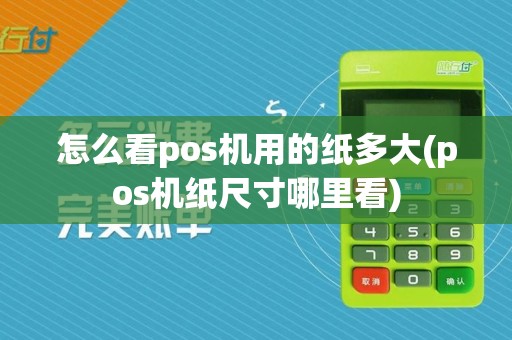 怎么看pos机用的纸多大(pos机纸尺寸哪里看)