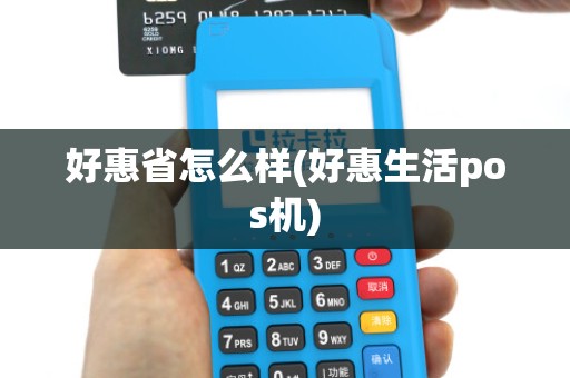 好惠省怎么样(好惠生活pos机)