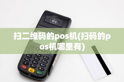 扫二维码的pos机(扫码的pos机哪里有)