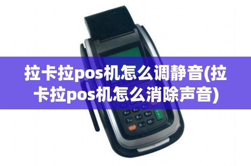 拉卡拉pos机怎么调静音(拉卡拉pos机怎么消除声音)