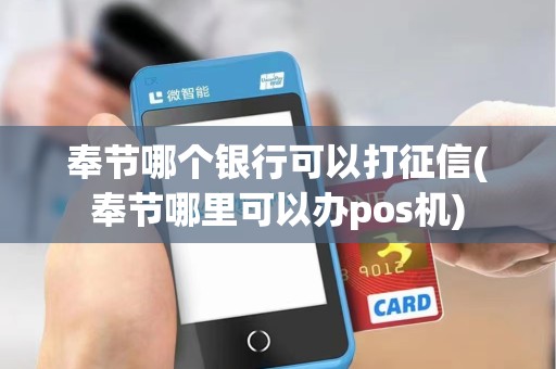 奉节哪个银行可以打征信(奉节哪里可以办pos机)