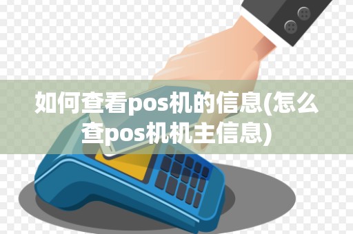 如何查看pos机的信息(怎么查pos机机主信息)