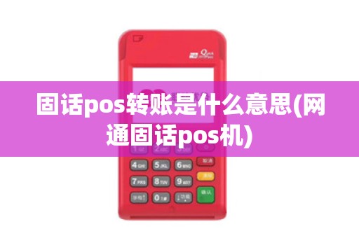 固话pos转账是什么意思(网通固话pos机)