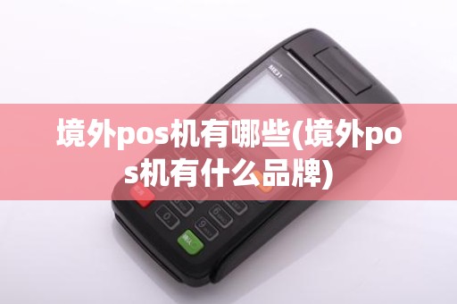 境外pos机有哪些(境外pos机有什么品牌)