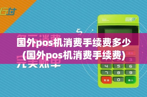 国外pos机消费手续费多少(国外pos机消费手续费)