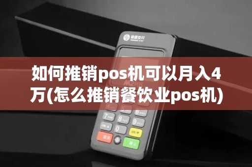 如何推销pos机可以月入4万(怎么推销餐饮业pos机)